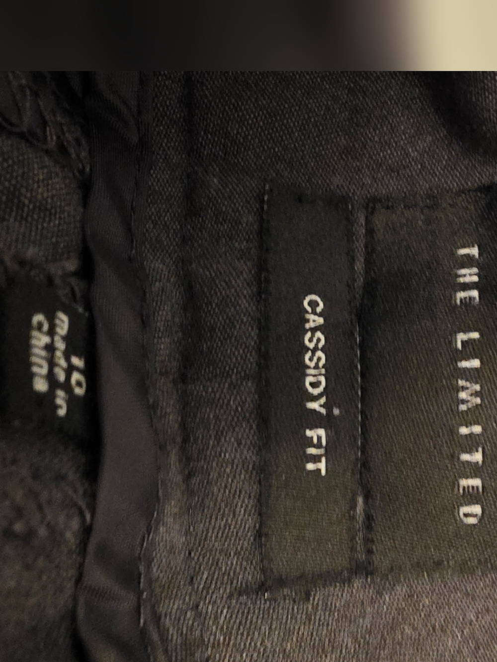 The Limited Women's Gray Cassidy Fit Trousers ~ Size 10 - Picture 5 of 12